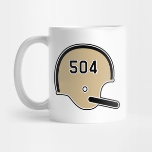 New Orleans Saints 504 Helmet Mug